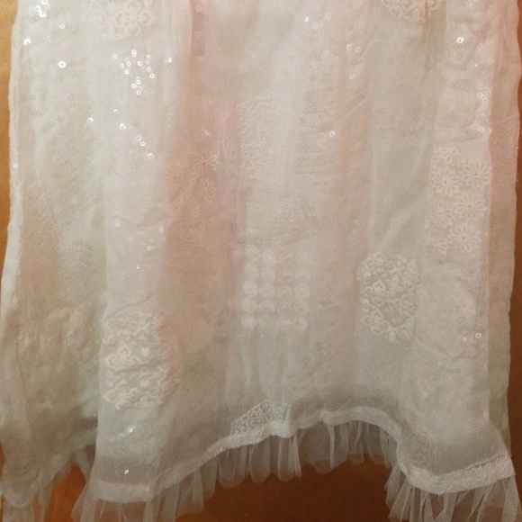 Chelsea & violet white sequined dress - Picture 3 of 4